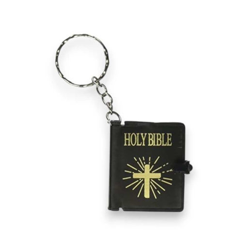 Picture of MINI BIBLE KEYCHAIN BLACK